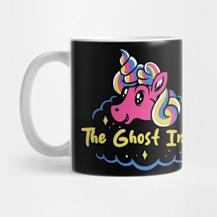 ghost and cute unicorn Mug